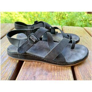 Women's Chaco Wayfarer Loop Sandals - Leather - Black - 9